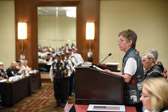 Cheryl Penn, Chapter 6 NC reads bios of “still missing” servicemen.