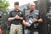 Before the start of the Candlelight vigil services there was a special remembrance ceremony.