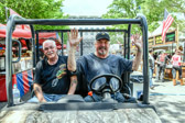 On patrol at “Thunder Alley” Marines Bob Blake and Walt Sides