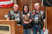 Patricia Starcev of Rolling Thunder® Inc. National receives an appreciation award