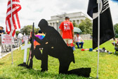 The Walking Marine 'Terry Sharpe' 22+ Veterans commit suicide everyday!  The mission is Zero.  www.walkingmarine.com