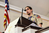 “I charge you to never say never,” Brandon Miller said to his brother. “You have proved to the world you can do anything you put your mind to. This is not an accomplishment for you but for all the visually impaired in the world.”