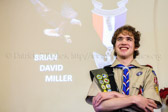 Starting at the rank of Tiger Scout, Brian compiled hours of community service and merit badges through the Cub and Boy Scout levels. Brian could have chosen to adjust the requirements for merit badges, but he did not, except for one exception. For weeks, Brian listened to compact discs from the National Audubon Society so he’d be able to identify birds on a hike from their songs, rather than their visual image. He had his doubts about himself but after serving as a counselor for the Boy Scouts’ Camp Ockanickon, where he met and was inspired by several other Eagle Scouts. Then he knew he could do it. For his Eagle Scout project, Brian had organized a three week clothing drive last May for the Christian-based non-profit organization, Orphan Grain Train. It culminated in the collection, packaging and delivery of over 1,900 pounds of clothes for needy people throughout the United States and the world.