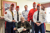 Alfred 'Sarge' was awarded the Citizen of the Year Award by the Upper Darby Marine Corps League Detachment #884 on 1/18/2012.