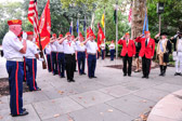 Buglers: Dan Fitzgerald,  Lloyd Spangler playing echo Taps.