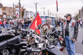 What began as one man's way of honoring his country has grown, a lot. Oregon Avenue is closed off between 10th and 11th Streets to accommodate thousands of visitors, military and civilian, who have come from all over the United States to celebrate the occasion in “Wags” memory. Happy Birthday Marines!