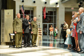 "I pledge allegiance to the Flag of the United States of America, and to the Republic for which it stands, one Nation under God, indivisible, with liberty and justice for all”.