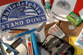 Stand Down is a term derived from the military, referring to a period of rest and re-supply for exhausted combat troops. Applied to our homeless initiative, Stand Down describes a volunteer effort to impact and positively change the lives of homeless veterans and their families. The Stand Down purpose is to relieve veterans of their isolation, expose them to social services, and raise community awareness. Once these men and women served our country with honor, now they live without dignity. A three day program designed to consolidate service providers in a single location with access to shelter, food, medical and mental health care, legal aid, clothing, barbers, and counseling. This non-traditional program has been effectively reproduced across this nation since its inception in 1988.