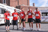Jules Payne Driver/Physio, Marine Mark Ormrod, SSgt James Mazzoni-Dalton, Marine Jamie Jobson, Cpl ‘Krazy’ Fenner RM and CSgt Damian Todd RM