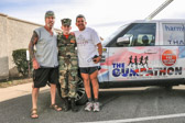 Vietnam Marine Chuck ‘Graves’ Roth with Young Marine Lance Corporal Josh Taylor and Chunks Padilla.