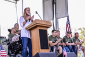 OFR's President, Peggy Baker makes frequent visits to Walter Reed Army Medical Center (WRAMC), this enables OFR to assist the families in a one on one interaction.
