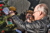 The Card reads: I am also a Veteran of the Vietnam era. I know what it feels like to be treated as a second class citizen while in uniform. Signed ARMY