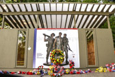 On an annual basis, VVMF inscribes new names on the Memorial. We also change the symbols denoting status on The Wall of those listed as Missing in Action as remains are recovered from Vietnam. We pay for the updates and production of new editions of the Name Directories and provide copies to the National Park Service (NPS) for use at The Wall. VVMF also provides other assistance as needed, ranging from light bulbs to supplies and recognition for the Volunteer Guides. VVMF also provides insurance to repair any catastrophic damage to the Memorial. We coordinate and co-sponsor Memorial Day and Veterans Day ceremonies at The Wall with NPS.