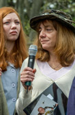 During the 'In Memory' Day ceremony, the names of all the honorees are read aloud.