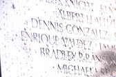 Inscribed on the black granite walls are the names of more than 58,000 men and women who gave their lives or remain missing.
