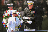 Gold Star Mother Georgie Carter Krell whose son Bruce Wayne Carter, gave his life for his country in Vietnam in 1963. Vice President Spiro Agnew posthumously awarded Bruce the Medal of Honor in 1972.