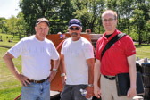 James Lee and Kirk Bockman of Colorado based Engrave Write along with JC Cummings, AIA, the architect of record for the Vietnam Veterans Memorial.